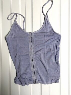 American Eagle Outfitters Light Lavender Spaghetti Strap Tank Top